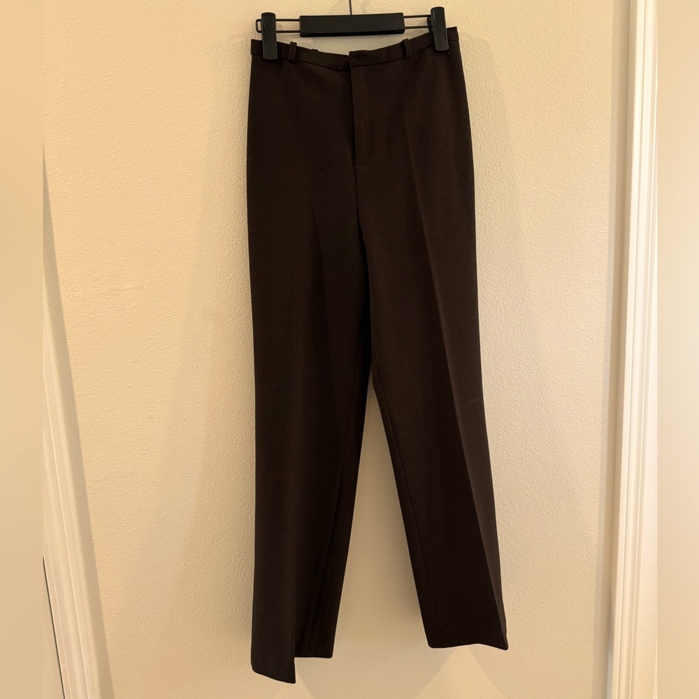Wool-blend pants